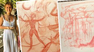 O britanica de 20 de ani deseneaza tablouri cu sangele ei menstrual. "Oamenii se simt inconfortabil cand le spun" - Afla de ce face asta