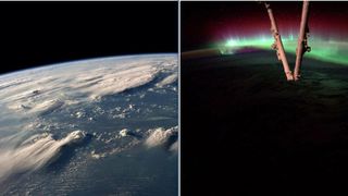 Cele mai spectaculoase imagini din spatiu! Cum arata aurora boreala sau un uragan dincolo de stratosfera