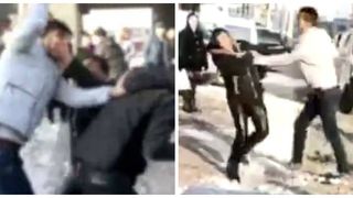 Un tanar si-a batut parintii in plina strada pentru ca i-au cumparat un apartament mult prea mic