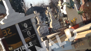 Mormantul lui Dan Condrea, printre singurele din Cimitirul Sfanta Vineri care nu au fost impodobite!