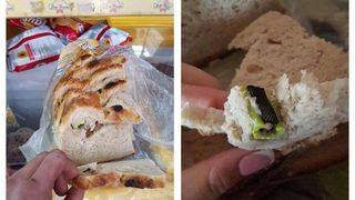 Surpriza neplacuta pentru un barbat din Cluj. El a gasit in paine un cutter cu lama