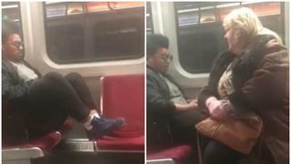 Ce i-a spus aceasta femeie unui tanar care nu voia sa isi ia picioarele de scaun. A fost aplaudata de toata lumea