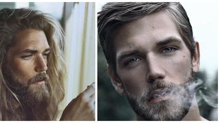 Cel mai frumos si cunoscut model cu barba s-a ras si s-a tuns! Cum arata acum "Brad Pitt" al Suediei