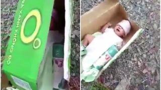O mama si-a abandonat bebelusul pe marginea drumului dintr-un motiv halucinant. Copilul a fost gasit plangand, intr-o cutie de carton