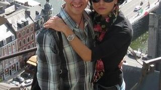 Bodu si sotia sa, in timpul unui concediu