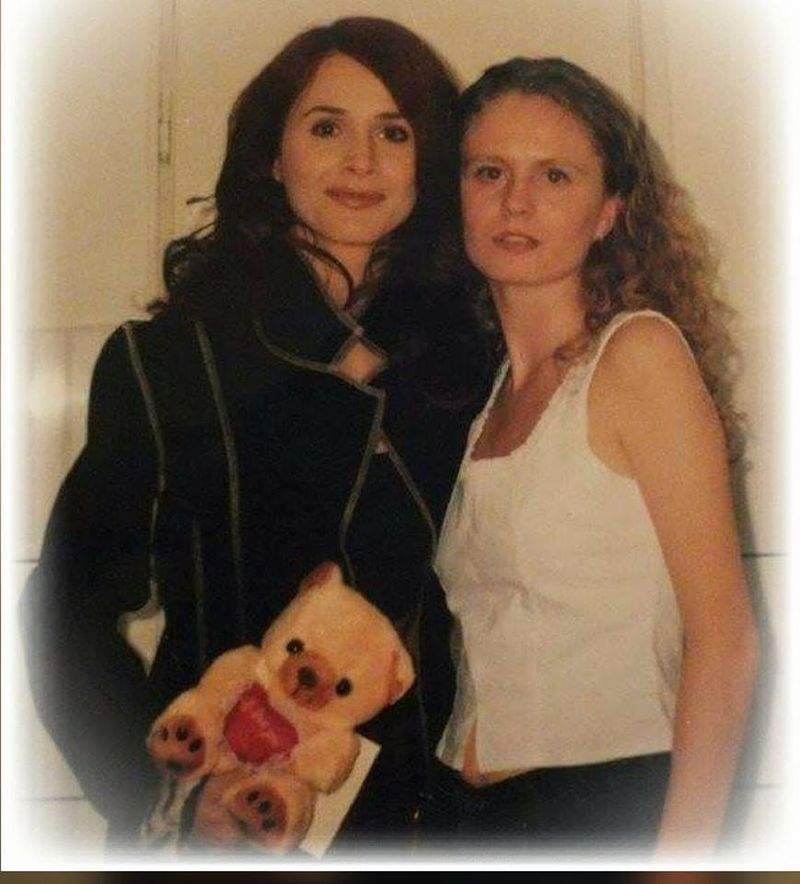 Madalina Manole, alaturi de fana sa, Monica