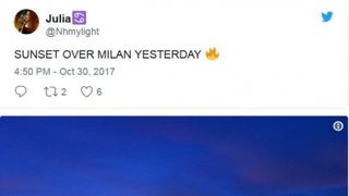 “Apusul anului”. Fenomen meteorologic impresionant pe cerul Italiei