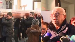 Putina lume la inmormantarea Cristinei Stamate! Actrita, uitata de admiratori dar si de colegi? "A fost tare singura. Si la asta suntem si noi un pic vinovati"