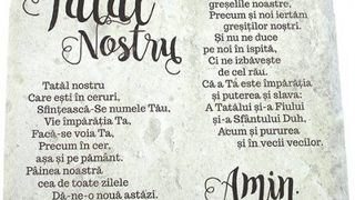 Copiii sunt invatati sa spuna Tatal Nostru in fiecare seara, inainte de culcare