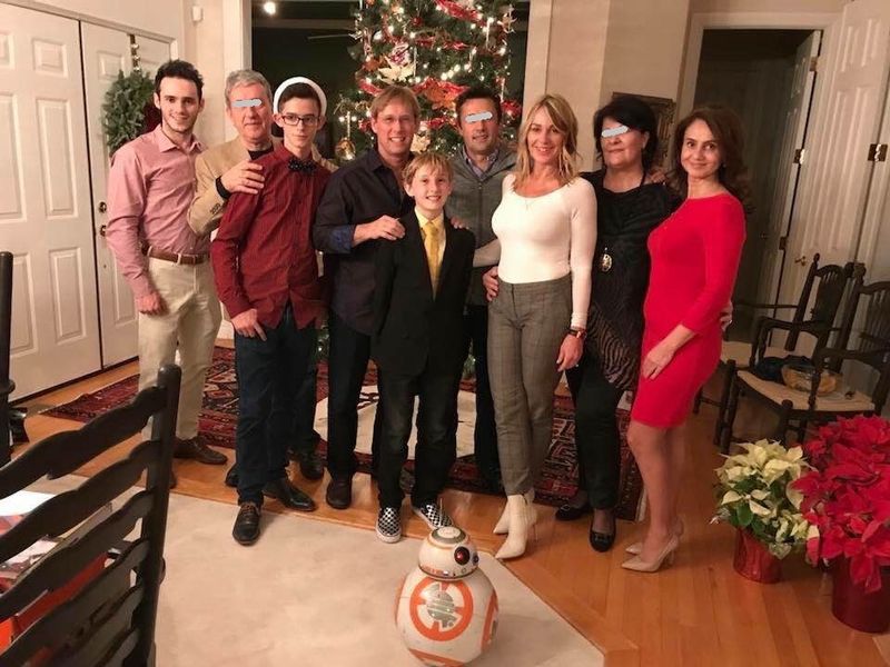 Familia Nadiei a petrecut Sarbatorile in casa de vacanta din Venice Beach