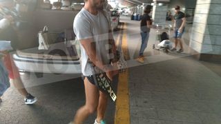 Imagini inedite cu Vladimir Draghia si trofeul Exatlon, pe aeroportul din Santo Domingo!