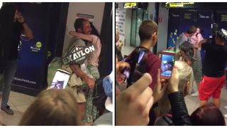 Imagini superbe! Aceasta a fost cea mai emotionanta revedere de la Exatlon. Cum a reactionat Vladimir Draghia cand si-a vazut fetele la aeroport?