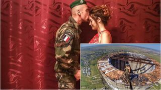 Cerere inedita in casatorie! Un tanar din Cluj, supranumit "Spiderman din Romania", si-a cerut iubita in casatorie de pe un turn de 280 de metri