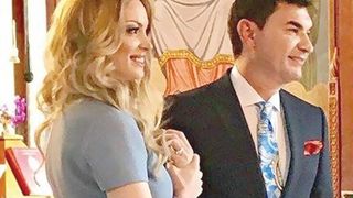 Primele imagini de la cununia lui Cristi Borcea cu Valentina Pelinel! Mireasa a furat toate privirile!
