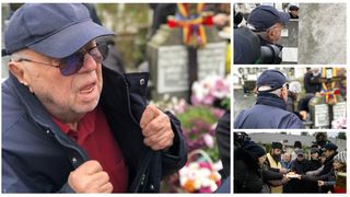 Alexandru Arşinel, un monument de durere la parastasul Stelei Popescu! Imaginile care nu mai au nevoie de niciun comentariu!