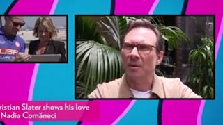 Mesaj video pentru Nadia Comaneci din partea actorilor Christian Slater si Will Smith. Fosta gimnasta s-a declarat impresionata