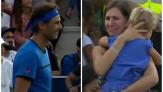 Meci de tenis intrerupt de tenismenul Nadal, pentru ca o mama din tribune sa isi gaseasca fiica