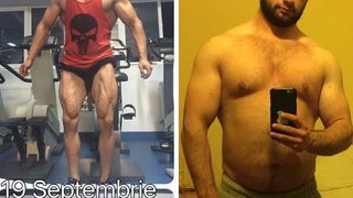 In doar 15 saptamani, s-a transformat dintr-un grasut intr-un pachet de muschi. Povestea lui Florin Damsa, campionul la fitness din Cluj