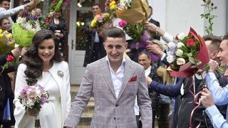 Dinamovistul Steliano Filip s-a insurat! Uite ce frumos s-a imbracat sotia lui la eveniment!