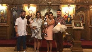 Petrecere mare la Steaua la cateva zile dupa succesul cu Viktoria Plzen! Constantin Budescu i-a botezat copilul lui Junior Morais