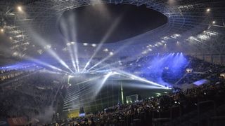 Probleme la stadionul Ion Oblemenco inainte de amicalul Romania - Suedia! "Apa se prelinge pe peretii care sustin inelul perimetral al stadionului"