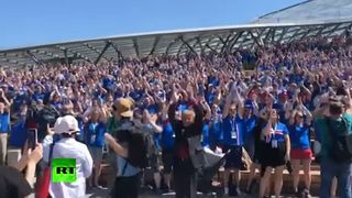 Vikingii au invadat Moscova! Galeria islandeza, show total la Cupa Mondiala 2018