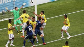 Japonia a invins Columbia, scor 2-1, la CM. Columbienii au jucat in inferioritate numerica inca din minutul 3