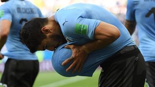 Campionatul Mondial de fotbal 2018. Luis Suarez a inscris la meciul cu numarul 100 la nationala si a dedicat reusita copilului sau nou-nascut