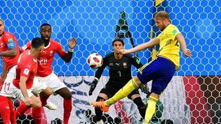 Campionatul Mondial de Fotbal. Suedia a invins Elvetia si s-a calificat in sferturile de finala ale Cupei Mondiale! urmeaza Anglia - Columbia, ultima optime de finala