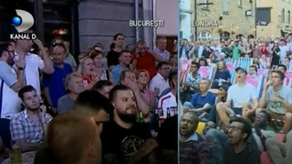 De la extaz, la agonie, asa au trait suporterii englezi din Bucuresti meciul de aseara de la Cupa Mondiala