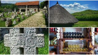 Muzeul de piatra de la Sangeru, cel mai mare de acest fel din Romania. Povestea locului e fascinanta