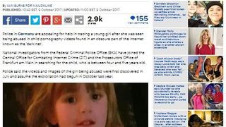 Fetita de 4 ani, abuzata sexual in filme pentru adulti. Politia incearca cu disperare sa ii afle identitatea