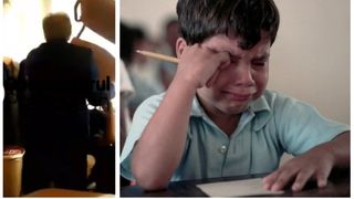 VIDEO ȘOCANT! Elev din Ploiești, lovit &icirc;n timpul orelor cu scaunul &icirc;n cap chiar de către profesorul său!