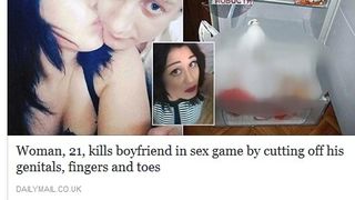 Joc sexual mortal! I-a taiat penisul si degetele, i-a scos intestinele si le-a bagat in congelator - O tanara si-a ademenit iubitul intr-o partida de sex care i-a fost fatala