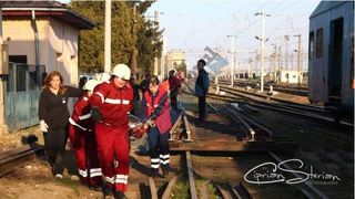 Scene de groaza in gara Ramnicu Sarat! Medicii nu au mai avut ce sa faca