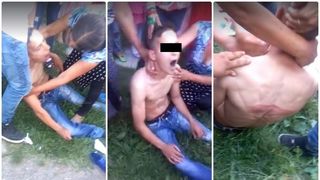Imagini cu un puternic impact emotional! Tanar, snopit in bataie de politisti: "Acest copil, dupa bataie, a ramas in coma doua ore"