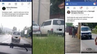 Isterie in Romania! Cine a creat nebunia ca o duba alba rapeste copii, in Bacau