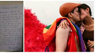 "Noi pe 'omosexuali' nu &icirc;i tolerăm!" - Mesajul postat &icirc;ntr-o scară de bloc care i-a făcut pe internauţi să leşine de r&acirc;s! Ce s-a postat la avizier imediat după Referendum