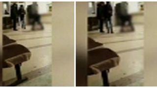 Imagini GROAZNICE din autogara Tecuci! Un bărbat este bătut cu bestialitate de către un angajat! Filmuleţul e greu de privit!