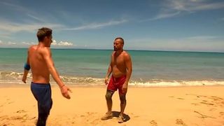 Nervii cedeaza la Exatlon! Mirel si-a iesit din nou din minti si l-a provocat pe Iulian: "Hai sa-i dam!"