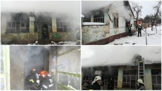 Un bărbat și o femeie au ajuns la spital &icirc;n stare gravă, cu arsuri pe 60% din suprafața corpului! Un incendiu a izbucnit &icirc;n casa &icirc;n care locuiau