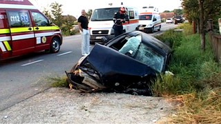 Prăpăd pe șosele! Accident cu 10 victime pe DN7 