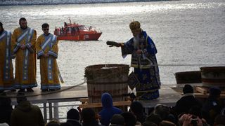 Pregătiri intense la Constanța pentru Bobotează. Se lucrează fără oprire