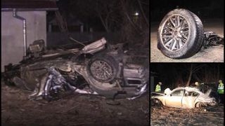 Doi tineri au murit, după ce au făcut prăpăd cu mașina pe un drum județean din Buzău