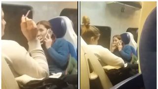 VIDEO După "sămânțarii" din tren, au apărut și duduile care fumează!