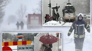 Val de aer polar în toată România! Urmează două săptămâni de coșmar, cu ger și ninsori puternice. Care vor fi cele mai afectate zone