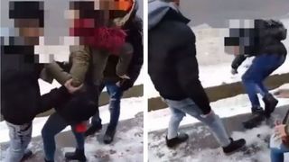 Bătaie &icirc;ntre doi minori, &icirc;n județul Alba. Unul dintre ei a rămas inconștient pe stradă, după ce a fost lovit cu pumnul 