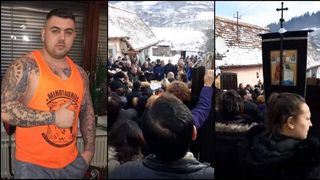 Imagini copleșitoare de la înmormântarea lui Marius, tânărul omorât la Mediaș! Sute de oameni au plâns la căpătâiul său