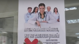 Mesajul care a apărut pe pereții unui spital din România! "Nu ne trebuie șpagă!"