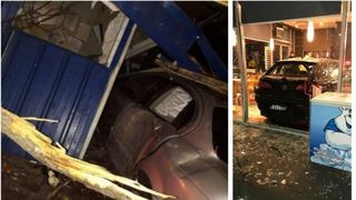 Triunghiul Bermudelor oltenesc! Trei soferi din Craiova au intrat cu masinile in cladiri din oras, in mai putin de trei zile